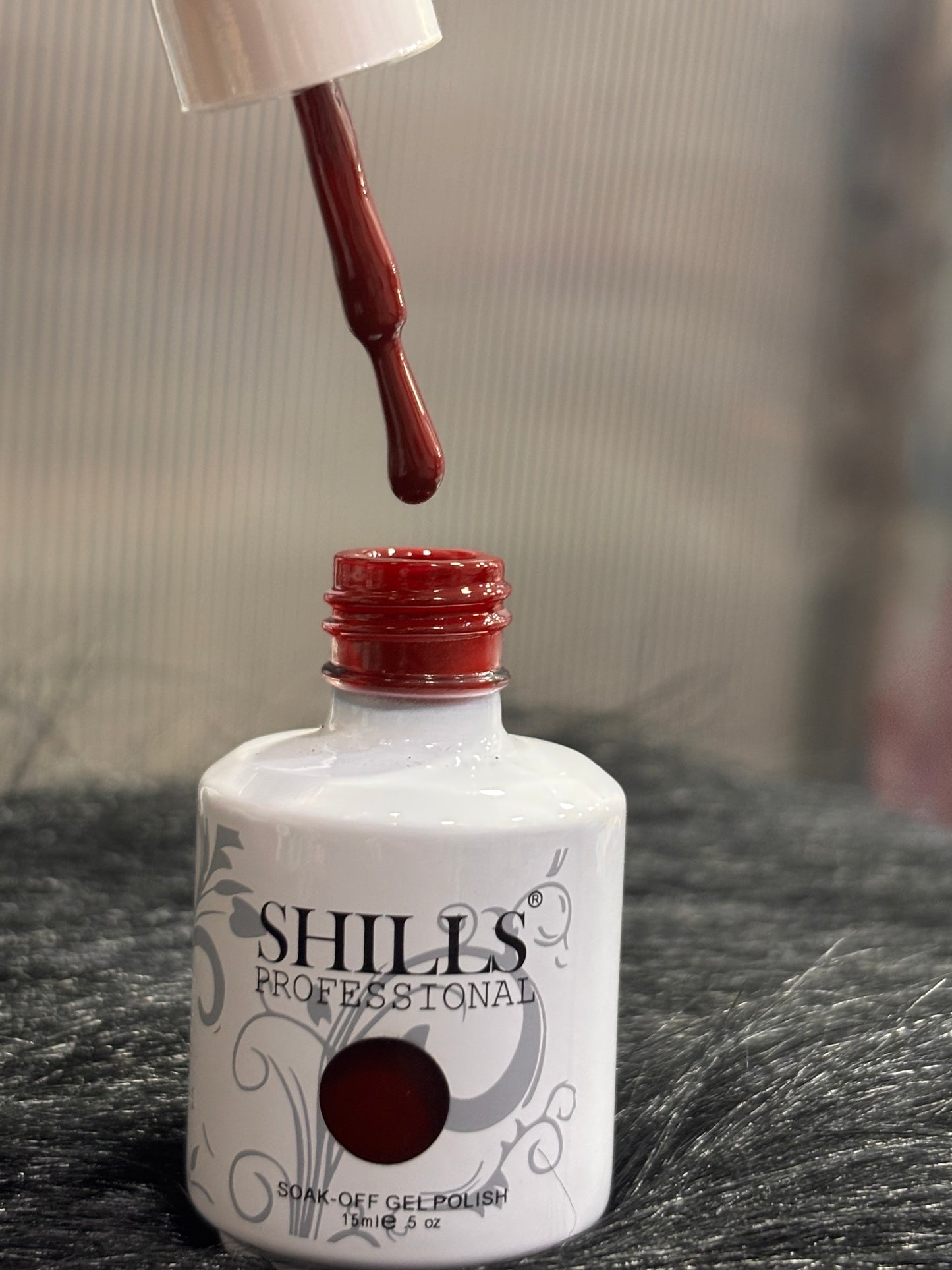 Shills professional Maroon red polish