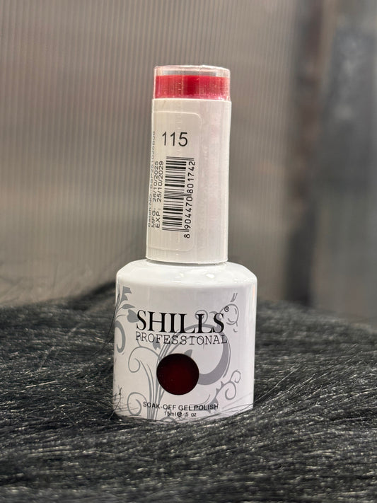 Shills professional Maroon red polish