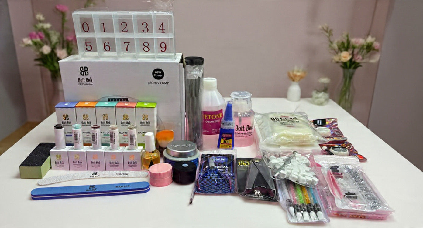 Nail Extension Beginner kit set(Medium budget)